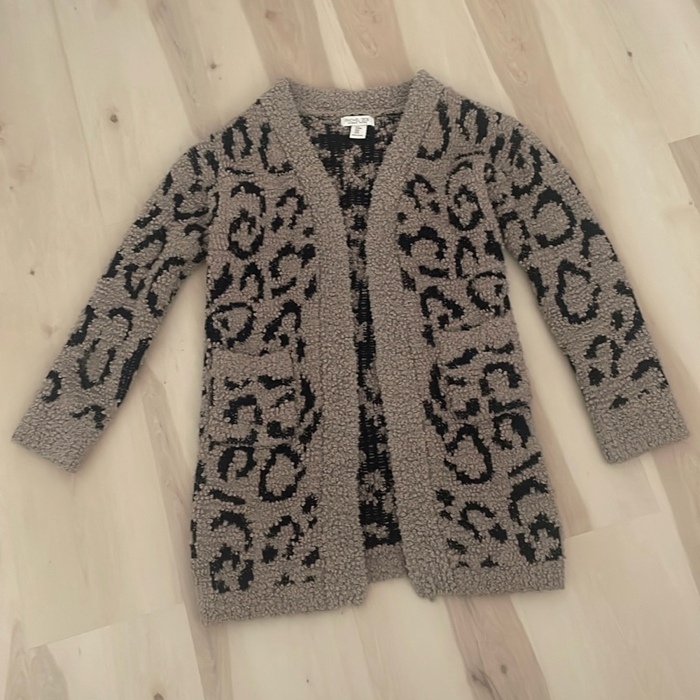 Rachel Zoe leopard cardigan
